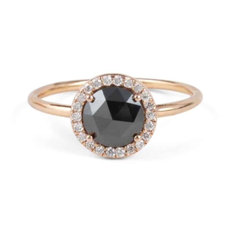 Catbird's Black Diamond Aura Ring