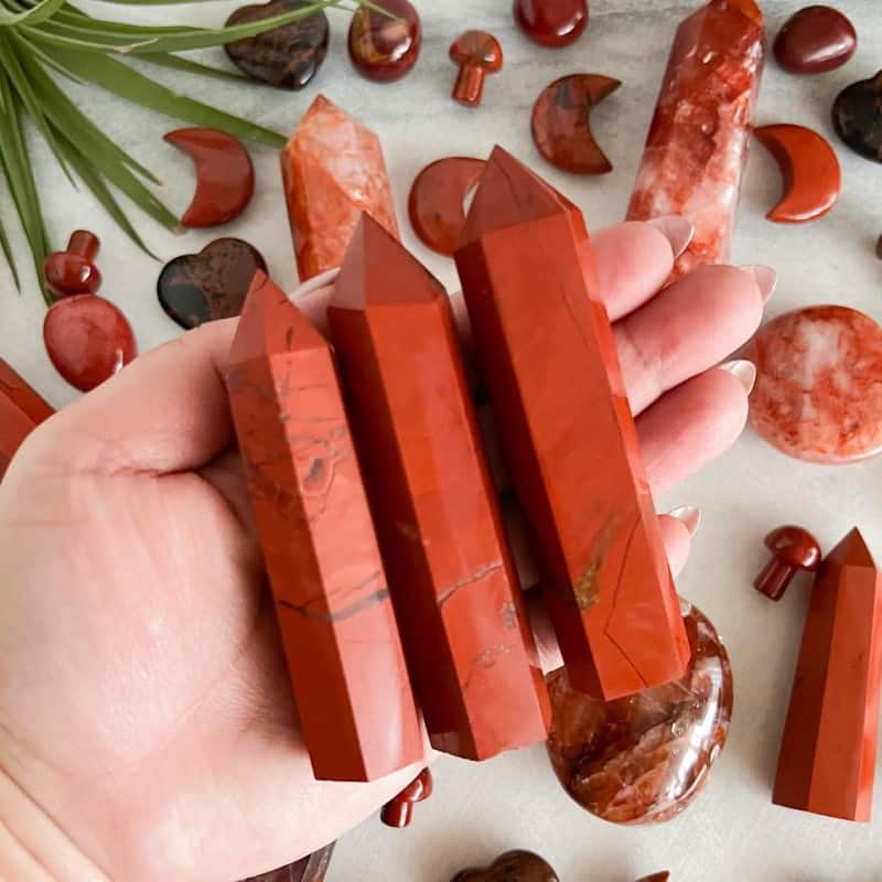 Red Jasper in Water