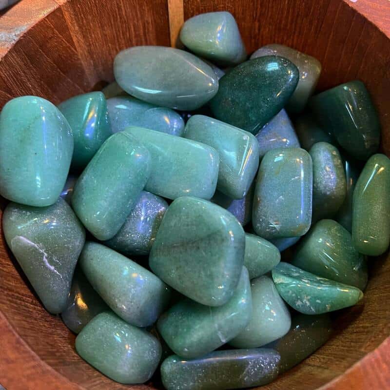 aventurine and water