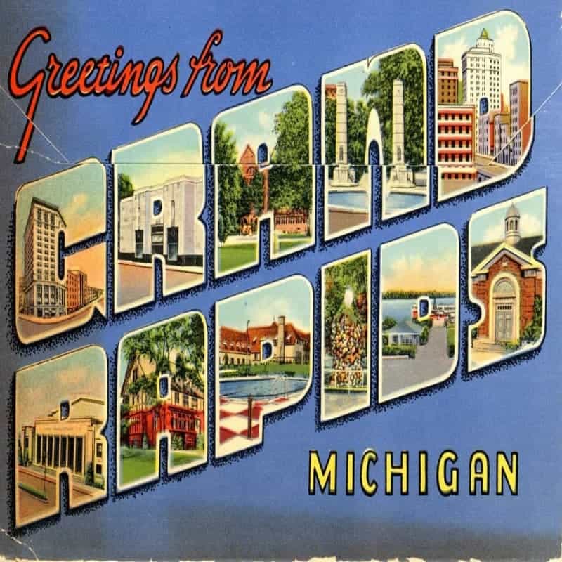 Grand Rapids Michigan Postcard