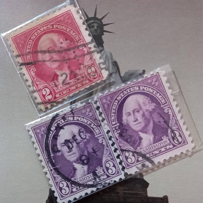 The 1868 George Washington B-Grill Stamp