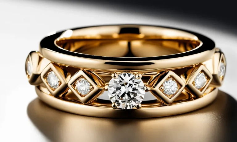 18K Gold Gersc Rings With Diamonds: A Luxurious Combination