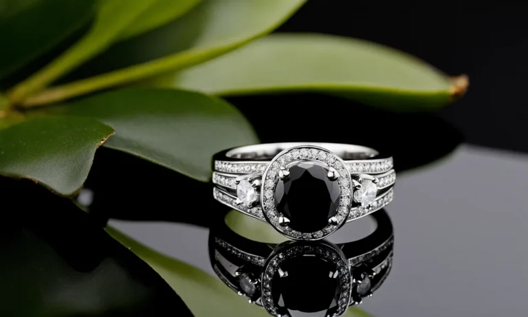The Meaning And Symbolism Of A Black Onyx Ring With Diamond In The Middle