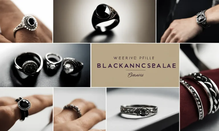 Black Rings Worn On The Left Hand: Symbolism And Significance