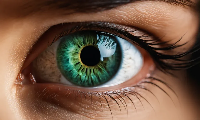 What Causes Green Eyes To Have A Blue Ring?