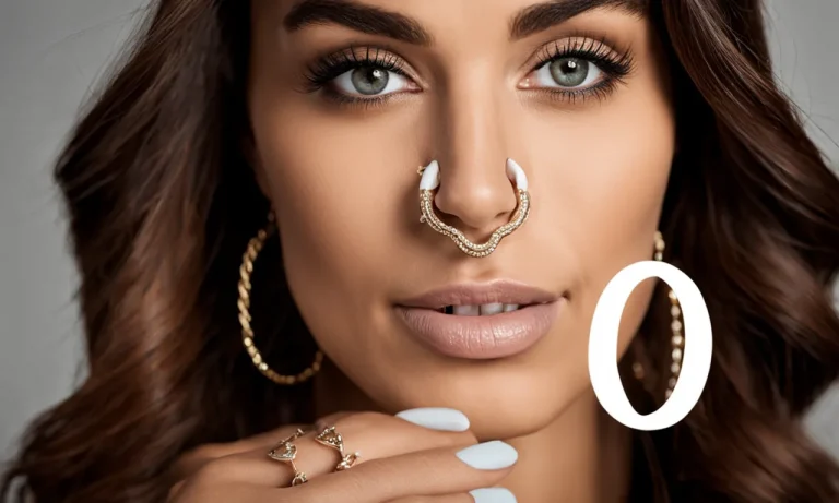 How To Clean A Nose Ring: A Step-By-Step Guide