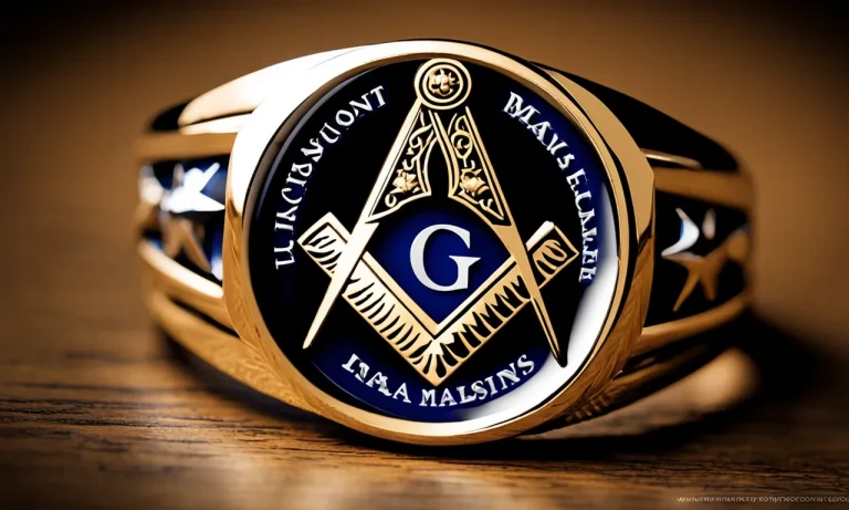 How To Wear A Masonic Ring: Proper Etiquette And Style