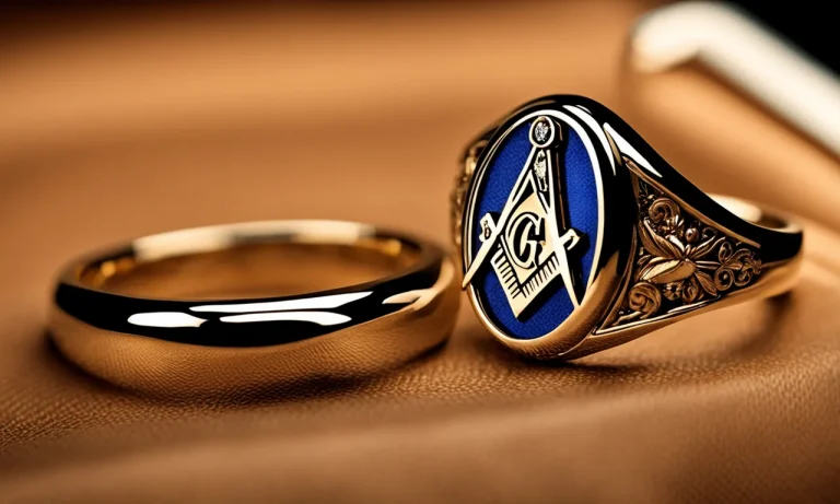 What Does A Masonic Ring On The Finger Mean? Symbolism And History Of Wearing Mason Rings