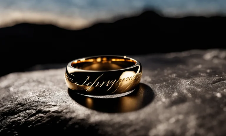 The History And Meaning Behind The One Ring’S Black Speech Inscription In The Lord Of The Rings