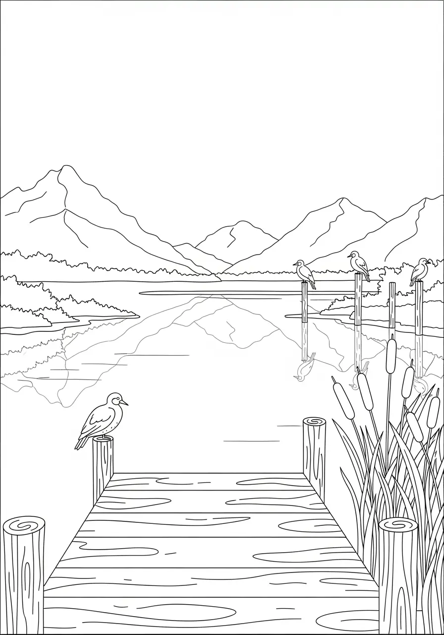 Be Still Scripture Coloring Page