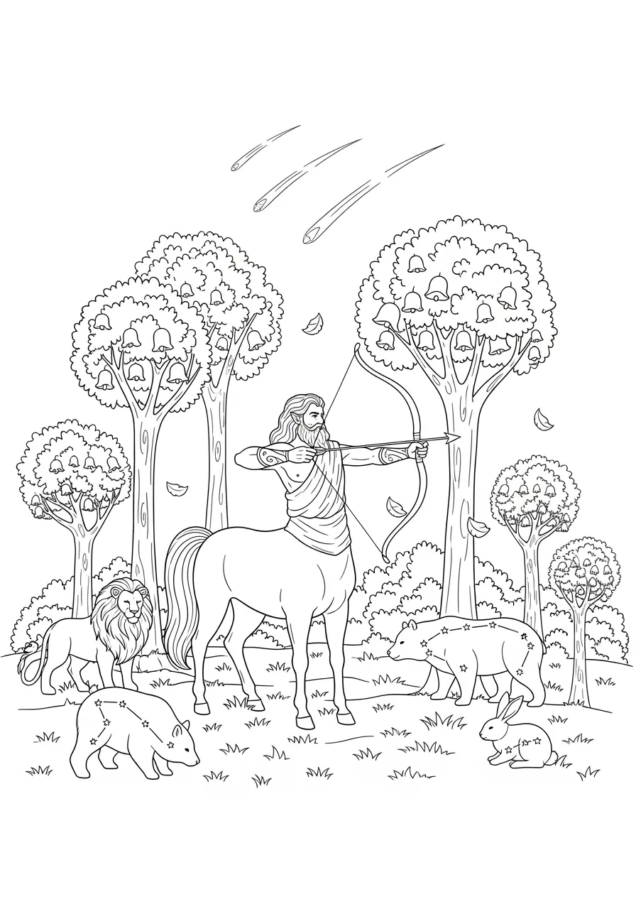 Centaur's Starlight Grove Fantasy Coloring