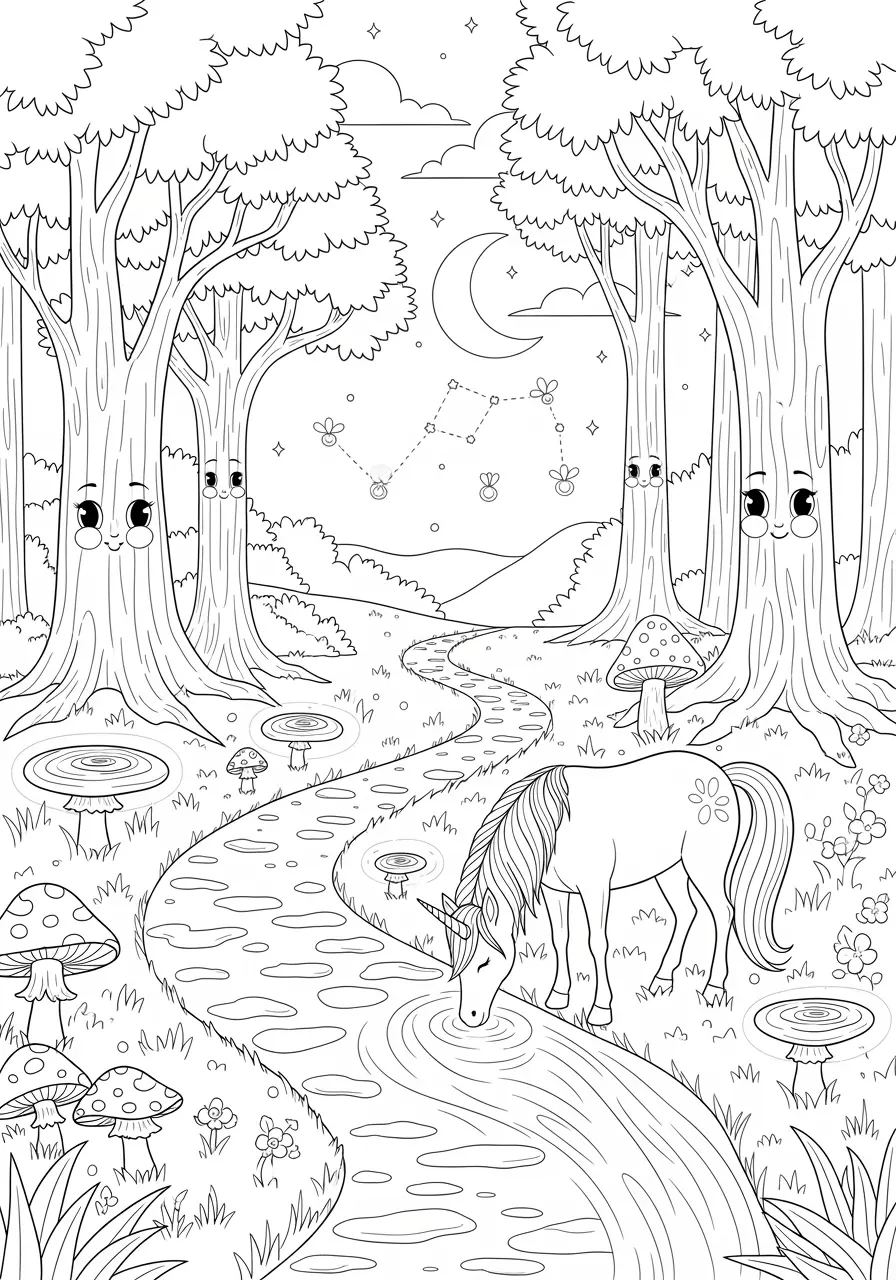 Enchanted Forest Path Fantasy Page