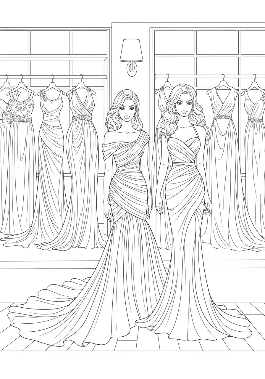 Evening Gown Fashion Collection Page