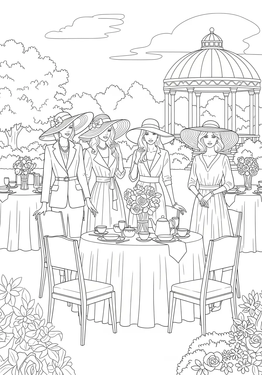 Fashion Designer's Garden Party Page