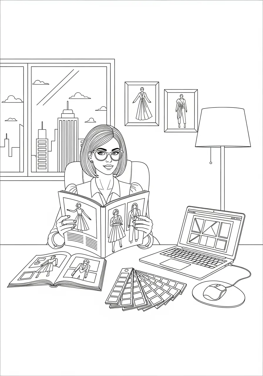 Fashion Magazine Editor's Page