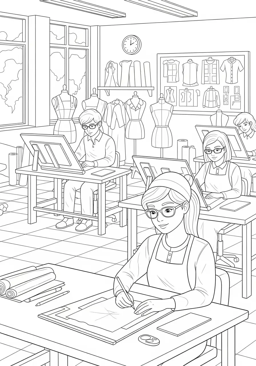 Fashion School Classroom Page