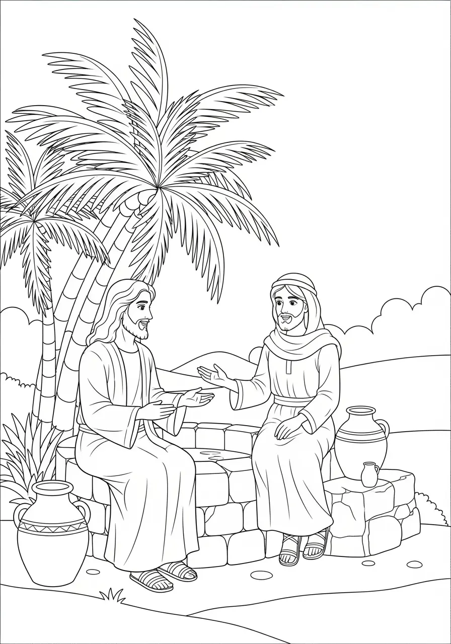 Jesus And The Woman At Well