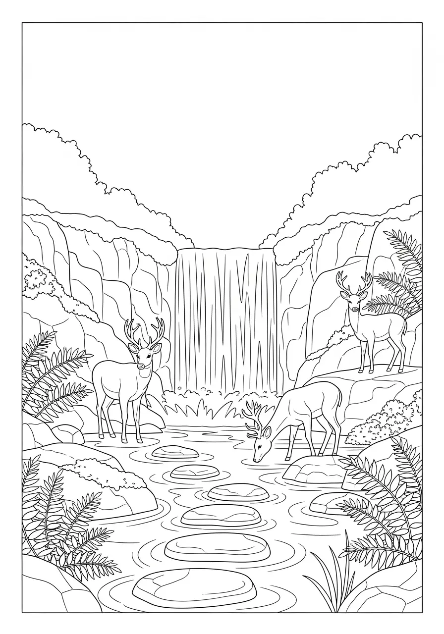 Living Water Scripture Coloring Page
