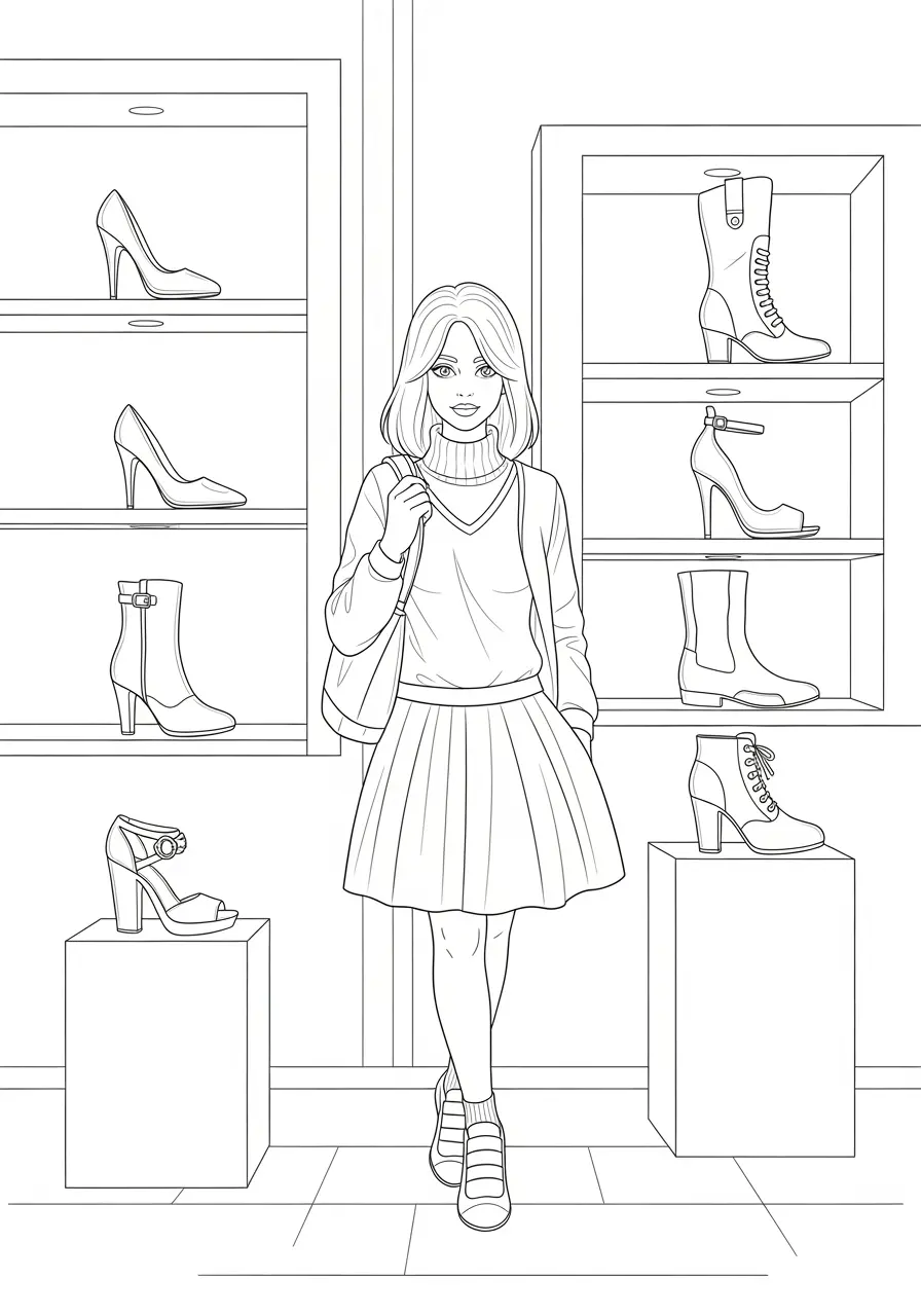 Luxury Shoe Fashion Boutique Page