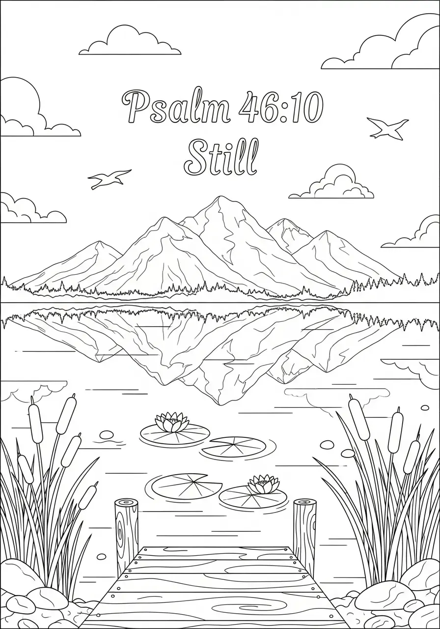 Psalm 46:10 Still Bible Verse Page