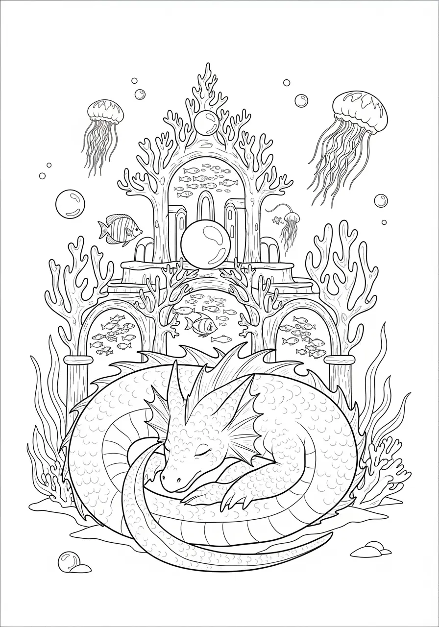 Sea Dragon's Coral Palace Fantasy